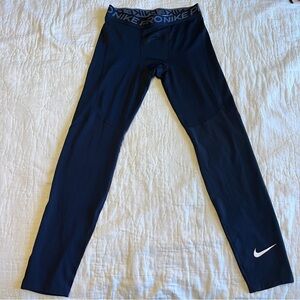Youth XL Nike Pro Black Compression Leggings